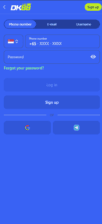 Borang log masuk mudah alih di laman Dashking88 untuk akses akaun dengan cepat melalui telefon